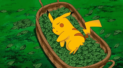  anime pokemon sleep pikachu sleeping GIF