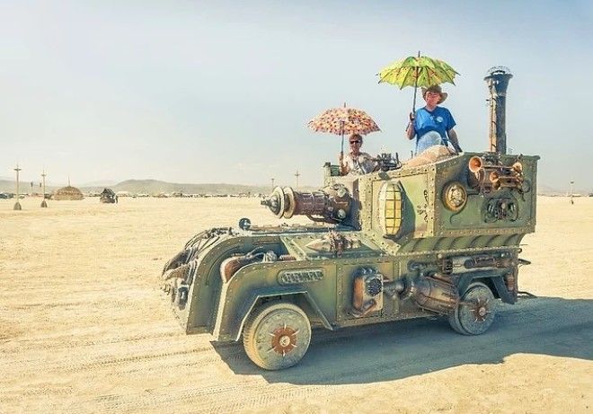 Фестиваль Burning Man 2017 чистое безумие под палящим солнцем пустыни