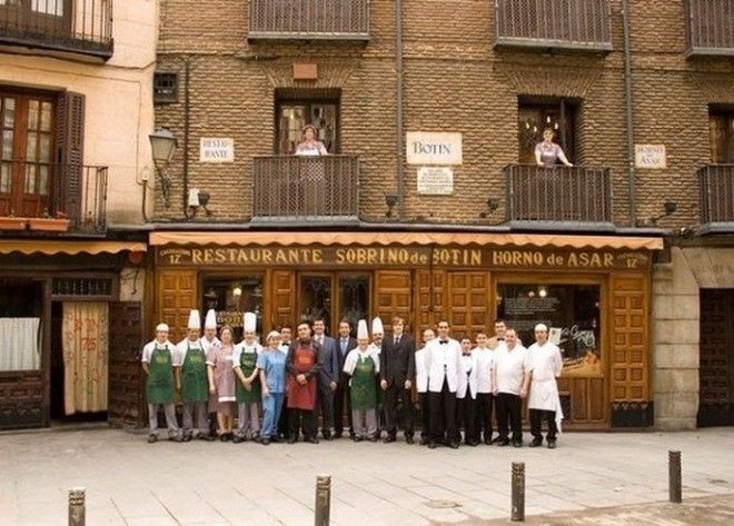 Собрино де Ботин самый старый ресторан в Европе который любил Хемингуэй
