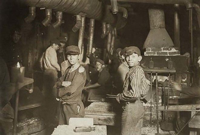 amerikanskierabochie 4 Cамые впечатляющие кадры жизни американских рабочих начала XX века