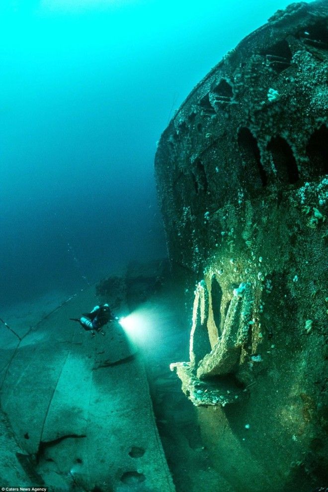 Фото британского военного лайнера затонувшего 99 лет назад