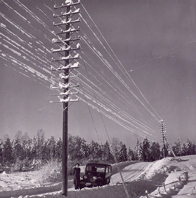 Телефонная связь прошлого века Стокгольмская башня связи 