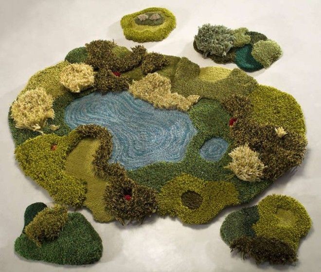 Александра Кехайоглу Alexandra Kehayoglou ландшафтные ковры ковры в виде садов