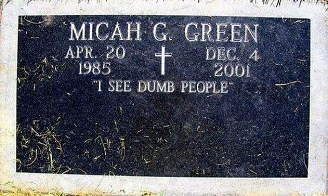 40 надгробий искрометное чувство юмора владельцев которых будет жить вечно