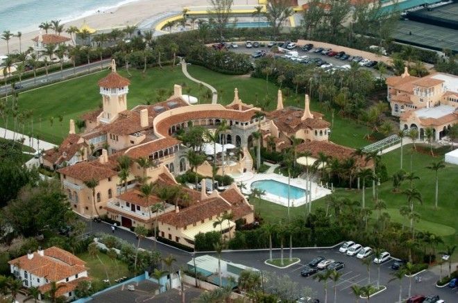 Поместье МараЛаго на курорте ПалмБич Трамп богатство дворец миллиардер недвижимость президент