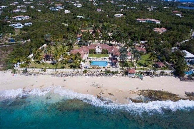 Вилла Шато де Пальмье на острове СенМартен Трамп богатство дворец миллиардер недвижимость президент