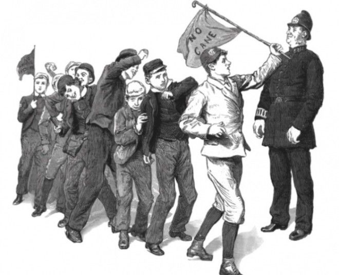 Британские школьники требуют отменить телесные наказания 1889 год Фото cdnhistoryextracom