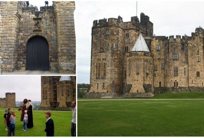 Замок Алник в Англии - прототип Школы Чародейства и Волшебства Хогвартс